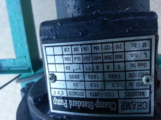 ขายเครื่องสูบน้ำ ขนาดเข้า6ออก6นิ้วของใหม่ พร้อมใช้งานสูบลึกส่งไกล