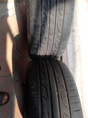 225/55R17 DUNLOP SP SPORT LM704  ปี 2014 มี 2 เส้น TEL.081-427-3941