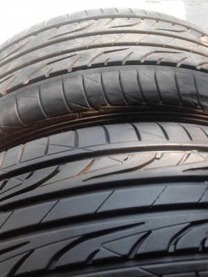 225/55R17 DUNLOP SP SPORT LM704  ปี 2014 มี 2 เส้น TEL.081-427-3941