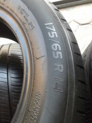 175/65R14 MICHELIN ENERGY XM2 ขาย ชุด 4 เส้น   ปี 2013  TEL.081-427-3941