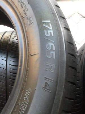 175/65R14 MICHELIN ENERGY XM2 ขาย ชุด 4 เส้น   ปี 2013  TEL.081-427-3941