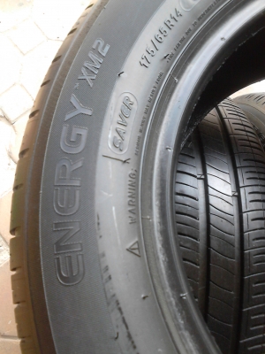 175/65R14 MICHELIN ENERGY XM2 ขาย ชุด 4 เส้น   ปี 2013  TEL.081-427-3941
