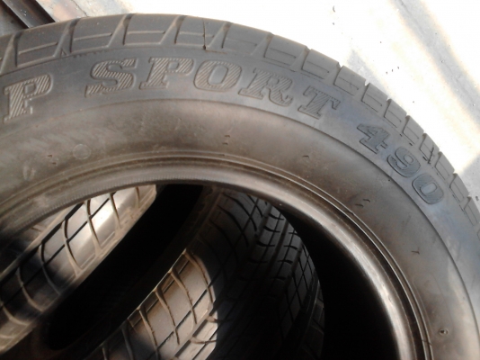 185/65R14 DUNLOP  SP SPORT 490  ชุด 4 เส้น ปี 2013  TEL.081-427-3941