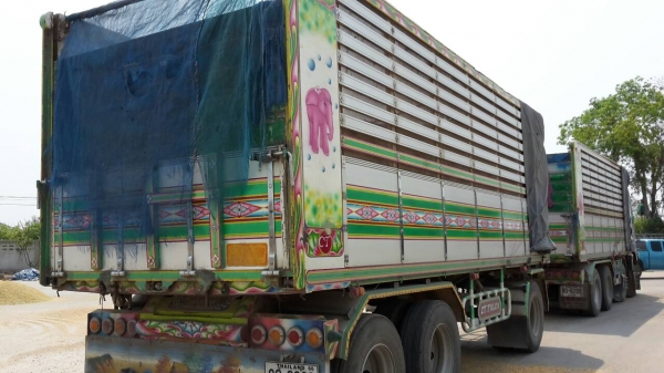 ขายรถบรรทุก 24 ล้อพ่วงแม่ลูกดัมพ์คอกเกษตร ISUZU DECA 360 แรงม้าปี 2554 ลูกพ่วง 3 คาน ราคา 2750000