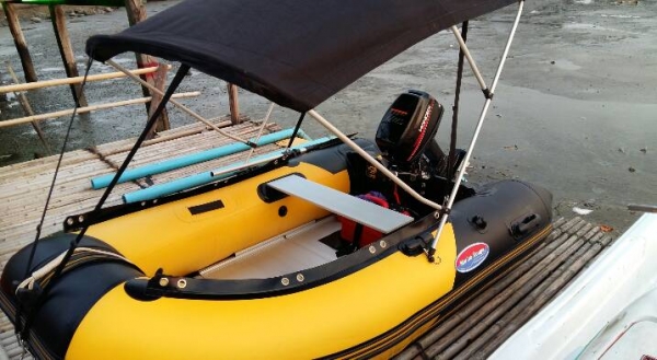 ขาย เรือยาง Marine Roung 270 พร้อมเครื่อง Hondex 9.8 หางสั้น ราคา 55000 สนใจติดต่อ... 0891624420