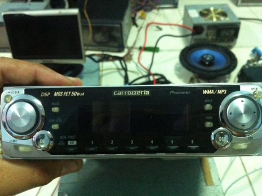 Pioneer DEH-P007 24Bit MP3 CD กราฟฟิกหน้าจอ ซิ้งดำ 2ปรีเอ้า สภาพสวย มือ2 ญี่ปุ่น