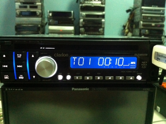 Clarion DXZ385USB USB MP3 CD IPOD ปรีเอ้า 3 ชุด AUX สภาพสวย มือ2 ญี่ปุ่น