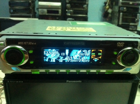 Pioneer DVH-P717 DVD VCD CD กราฟฟิกหน้าจอ 2ปรีเอ้า วิดีโอเอ้า2 มือ2 ญี่ปุ่น