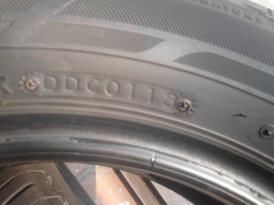 165/65R14 BRIDGESTONE ECOPIA EP150 ปี 2013 มี 2 เส้น  TEL.081-427-3941