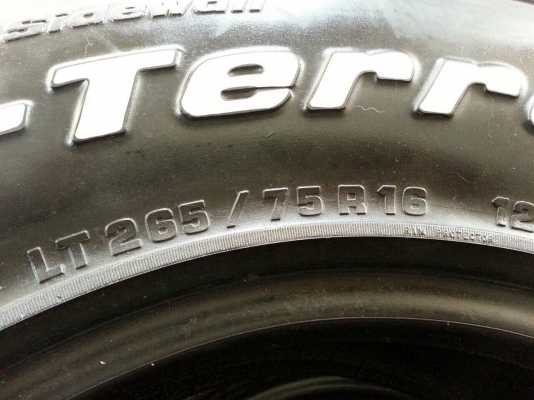 ขายยาง BF ALL 265 75 16 ขายยาง BF ALL 265 75 16