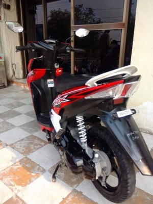 Yamaha Mio 125 i MX (ล้อแม็กซ์แท้)ตัวท๊อป สีแดงขาว รถสวยเท่ห์มากมาย