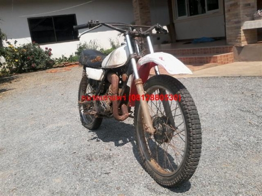 ขาย DT100 ไม่มีเอกสารออกใบซื้อขายรถจอดเครื่องไม่ติดกดสตาร์ลงแรงอัดยังดีโครงไม่ผุเหมาะกับนักปั้นหรือเอาไปทำอะไหล่