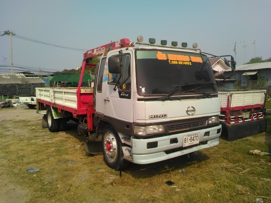 ขายด่วนรถบรรทุก6ล้อ ติดเครน5ตัน5ปอก