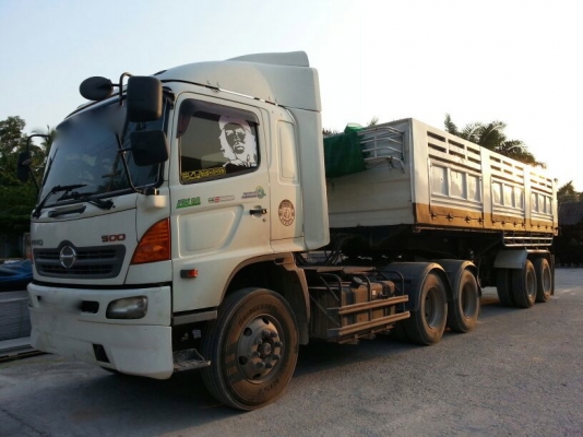 รถฮีโน่ 10 ล้อ หัวลาก FM1A  344 แรงม้า. ปี 54  ( * ขาย เฉพาะแม่. )   สนใจติดต่อ  081 - 6079515