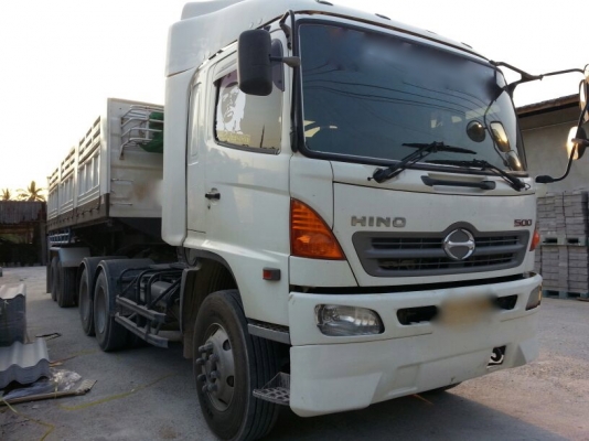 รถฮีโน่ 10 ล้อ หัวลาก FM1A  344 แรงม้า. ปี 54  ( * ขาย เฉพาะแม่. )   สนใจติดต่อ  081 - 6079515