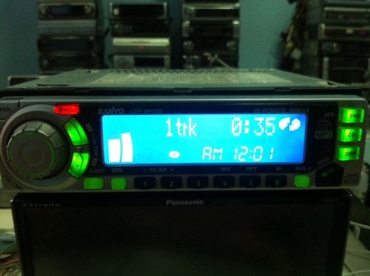 SANYO CDF-MP330 MP3 CD ปรีเอ้า 3 ชุด มือ2 ญี่ปุ่น