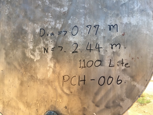 ขายถังน้ำแสตนเลส 1,100 ลิตร พร้อมขา ใช้งานได้เลย