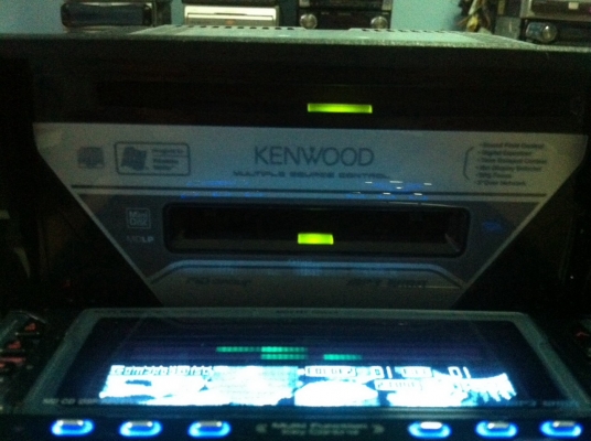 KENWOOD DPX-930WMP 24Bit MP3 CD AUX กราฟฟิกหน้าจอ สไลด์ไฟฟ้า 2ปรีเอ้า คุมกล่องCD มือ2 ญี่ปุ่น