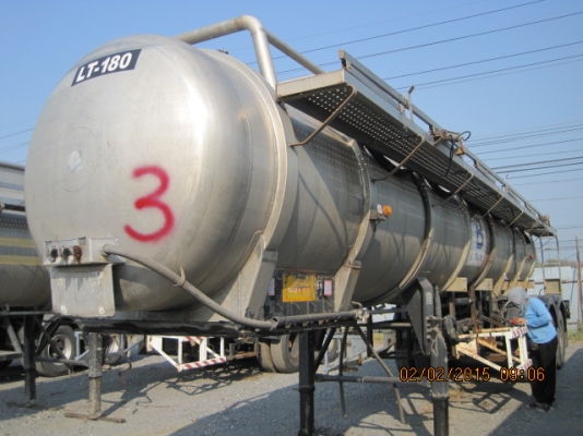 ขายด่วน หางเทเลอร์พ่วงแทงค์แสตนเลส มอเตอร์ โบเวอร์ รถโฟล์คลิฟท์