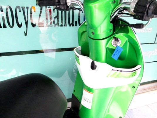 LET'S สี เขียว ขาว รถเดือน กรกฏาคม.ปี 57 ไมล์ 3 พันโล รุ่นใหม่หัวฉีด ของแถม 2 รายการ 22900