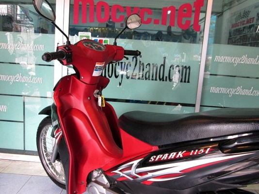 SPARK 115 i  สีดำแดง รถเดือน กรกฏาคม ปี 57 ไมล์ 3 พันโล รถที่ประหยัดน้ำมันที่สุด แถม 2 รายการ 24900