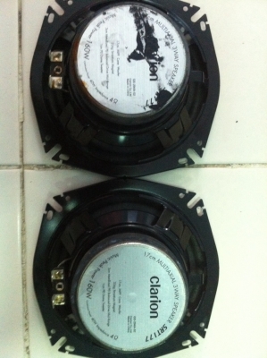 Clarion SRT177 6.5นิ้ว 3ทาง 160W มือ2 ญี่ปุ่น