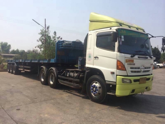 **2,000,000 บ.ต่อรอง///10ล้อหัวลากHINO MEGA-320** ขาย HINO MEGA 320 10ล้อหัวลากพร้อมหาง3เพลา MEGA FM2PKPA P11C-UB 320HP EURO2ปี2548 เครื่องเดิม เกียร์เดิม หัวเก๋งทำสี(เดิมสีเหลือง) เครื่องดี แน่น แรงดี เกียร์ดี ไม่หลุด ไม่หอน ช่วงล่างเดิม แน่น คัสซีสวย หั