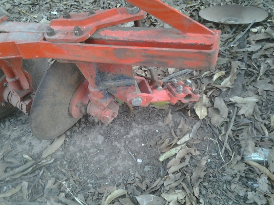 ขายตามสภาพพาน4LCSใบ22นิ้วตามสภาพติดรถไถคูโบต้า34แรง