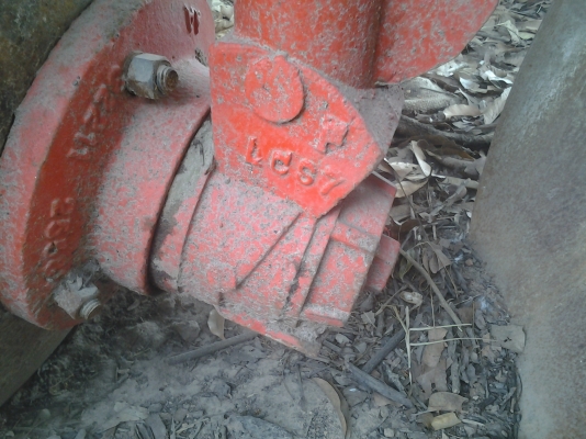 ขายตามสภาพพาน4LCSใบ22นิ้วตามสภาพติดรถไถคูโบต้า34แรง