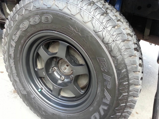 ขายหรือแลก ล้อ TE37 พร้อมยาง AT  ใหม่เอี่ยม