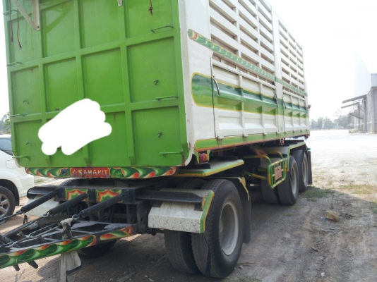 ขายรถบรรทุก 24 ล้อพ่วงแม่ลูกดัมพ์ HINO MEGA 344 แรงม้าปี 2554 ลูกพ่วง 3 เพลาอู่สหกิจ ราคา 2950000