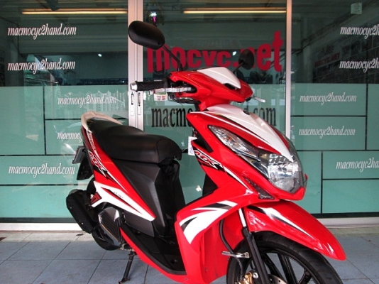 MIO 125 i MX ตัวท๊อป ล้อแมกซ์ สี ขาวแดง รถเดือน พฤศจิกายน ปี56 ไมล์ 8 พันโล  แถม 2 รายการ 27900