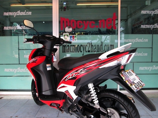 MIO 125 i MX ตัวท๊อป ล้อแมกซ์ สี ขาวแดง รถเดือน พฤศจิกายน ปี56 ไมล์ 8 พันโล  แถม 2 รายการ 27900