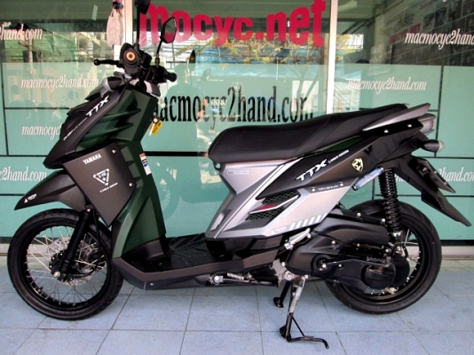 TTX สีดำด้าน ลายทหาร ในศูนย์ ตอนนี้ไม่มีขายแล้ว รถ เดือนพฤษภาคม ปี 57 ไมล์ 1พันโล สภาพสวย แถม 2 รายการ 35900