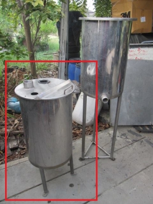 ขายเหมา Storage Tank Stainless ถังผสม-ถังเก็บสแตนเลส มือสอง