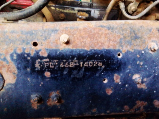 ขาย 6 ล้อขึ้นรถเกี่ยว เครื่อง Ho6D Turbo 205 แรงม้า