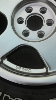 ขายล้อ ลาย BRADLEY รูตรง NAVARA พร้อมยาง A/T 265/70R16