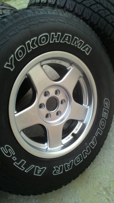 ขายล้อ ลาย BRADLEY รูตรง NAVARA พร้อมยาง A/T 265/70R16