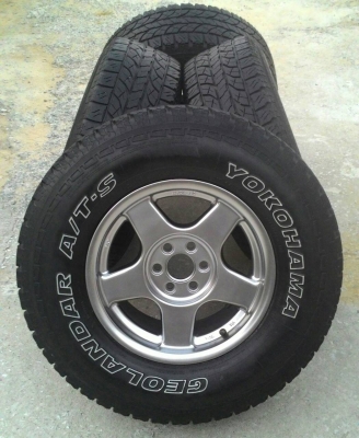 ขายล้อ ลาย BRADLEY รูตรง NAVARA พร้อมยาง A/T 265/70R16