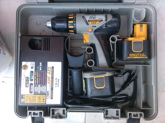 สว่านไร้สาย National 1ชุด