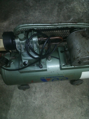 ขายปั้มลมสูบเดียวมอเตอร์1/4เเรงราคา2500บาท