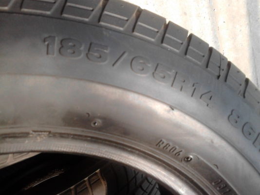 185/65R14 DUNLOP  SP SPORT 490  ชุด 4 เส้น    TEL.081-427-3941