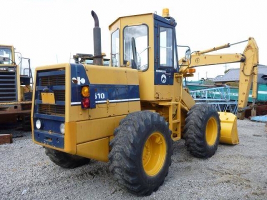 ขาย รถตัก KOMATSU  510 กรองเดี่ยว ซีเรียลสูง นำเข้าจากญี่ปุ่น 090-986-2521 อ๊อบ