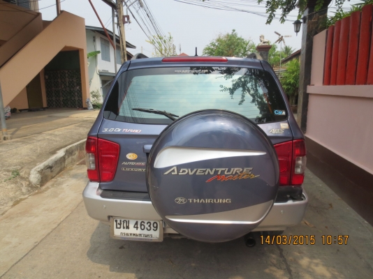 ขาย iSUZU ADVENTURE 3.0 4WD MATER THAIRUNG ไทยรุ่ง ขาย iSUZU ADVENTURE 3.0 4WD MATER THAIRUNG ไทยรุ่ง
