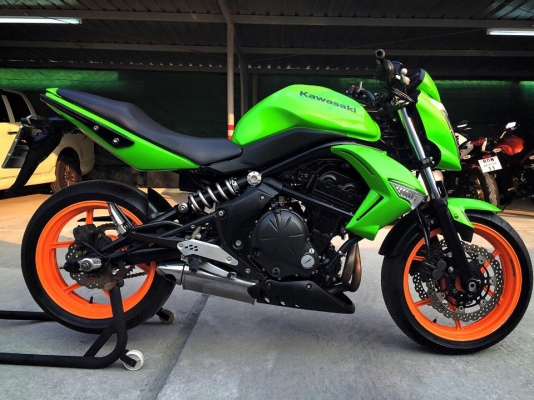 ER6N 650ABS ปี2009 รถมือเดียววิ่ง12xxx รถสวย ทุกระบบปกติ ขาย 139000