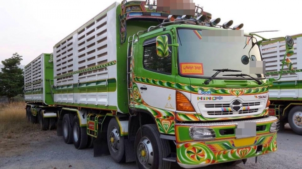 ขายรถสิบล้อ hino FM1A  344 ปี 54 คอกเกษตรดั้มเหล็ก อู่สหกิจ รถสวยพร้อมใช้งาน