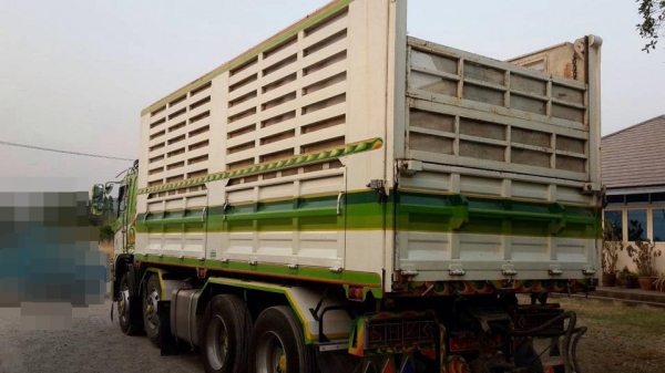 ขายรถสิบล้อ hino FM1A  344 ปี 54 คอกเกษตรดั้มเหล็ก อู่สหกิจ รถสวยพร้อมใช้งาน