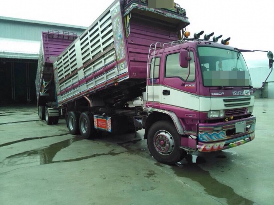 ขายรถสิบล้อ Isuzu DECA 320 คอกเกษตรดั้มเหล็ก อู่ CT TRUCK แม่ลูก ปี50 รถสวยพร้อมใช้งาน ราคาต่อรองได้