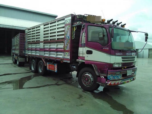 ขายรถสิบล้อ Isuzu DECA 320 คอกเกษตรดั้มเหล็ก อู่ CT TRUCK แม่ลูก ปี50 รถสวยพร้อมใช้งาน ราคาต่อรองได้