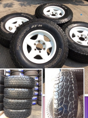 ล้อเบรนท์เล์ งาน LENSO แท้ ขอบ16 พร้อมยาง ้hankook 265-75-16  ปี12 สวยๆ